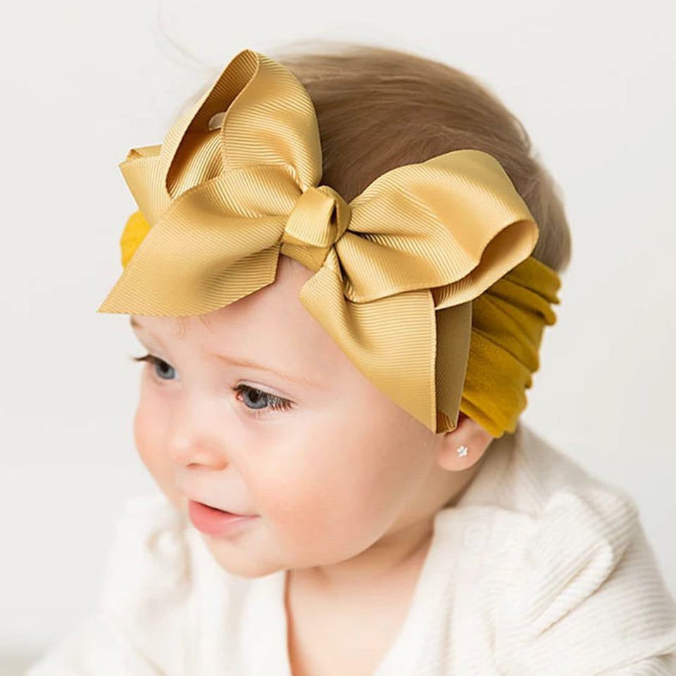 Statement Baby hair bow - Headband / turban