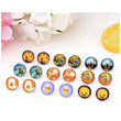Halloween Stud Earrings - Stainless Steel ( candy corn, pumpkin, witch, ghost, fall leaves, haunted house)