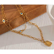 Evil Eye Gold Layered Necklace