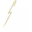 Bolt-ly Bling Ear Climber Earrings - Gold or Silver