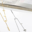 LOVE Letter Lariat Necklace - Stainless Steel
