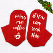 Christmas Socks - Bring Me Coffee