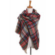 Caroline Plaid Shawl-Scarf