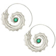 Bohemian Flower Round Drop Earrings