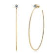 Chloe Moissanite Diamond Hoop Earrings