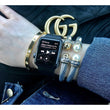 Lexi Pearl Cable Wire Cuff Bracelet