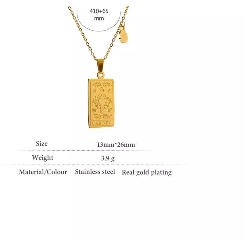 Mystere Constellation Bar Gold Necklace