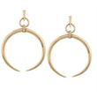 Vintage Moon Drop Earrings
